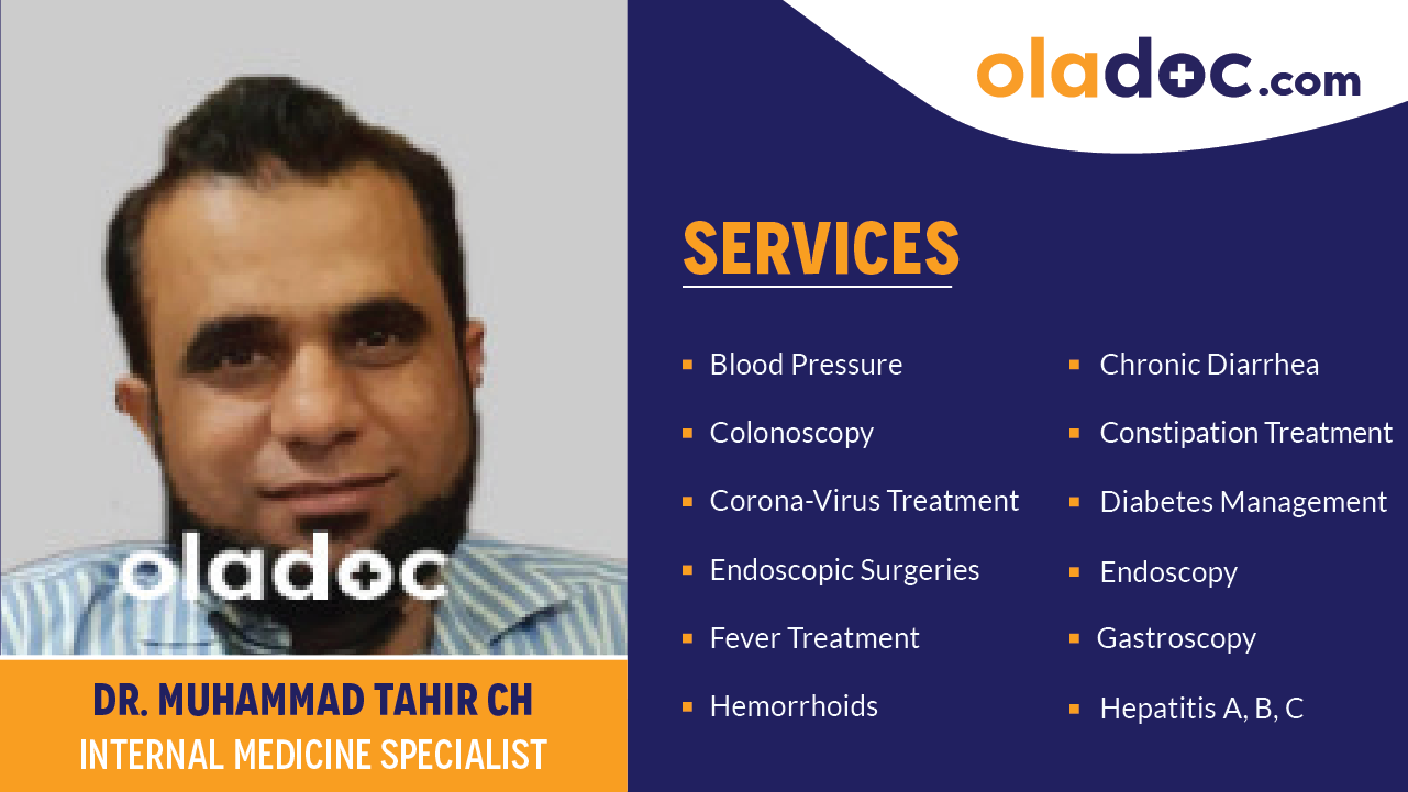 Services provided by Dr.Muhammad Tahir Ch